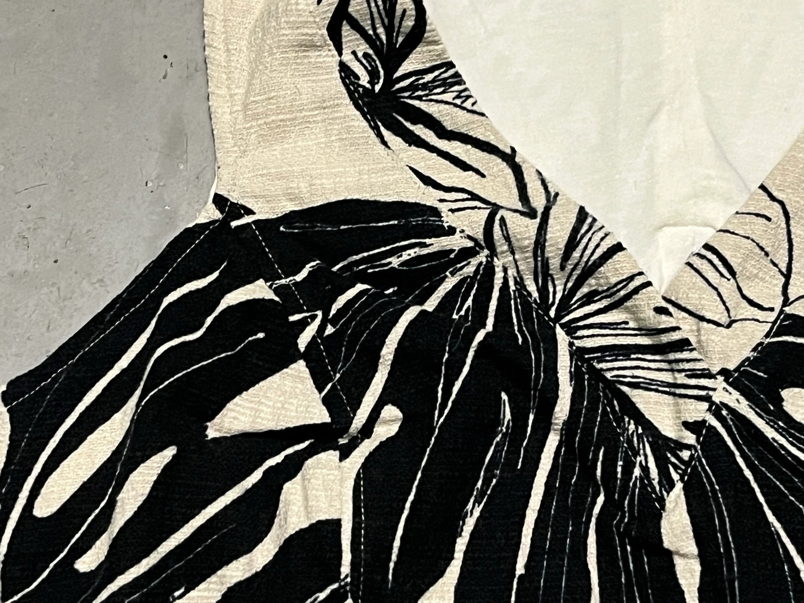 Black and white floral printed vest top – photo 3